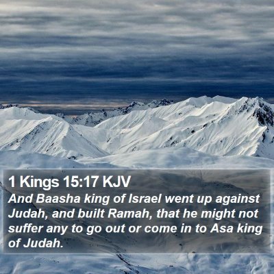 1 Kings 15:17 KJV Bible Verse Image