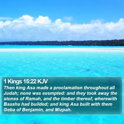 1 Kings 15:22 KJV Bible Verse Image