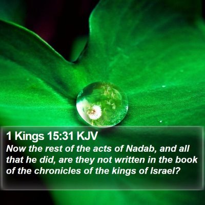 1 Kings 15:31 KJV Bible Verse Image