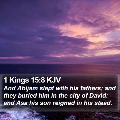 1 Kings 15:8 KJV Bible Verse Image