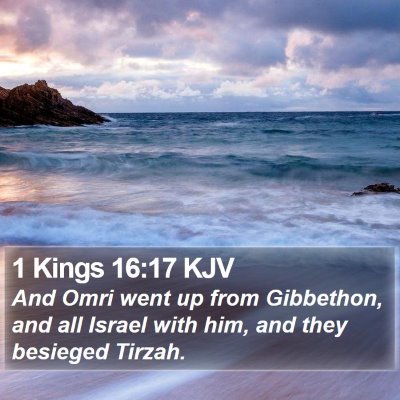 1 Kings 16:17 KJV Bible Verse Image