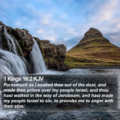 1 Kings 16:2 KJV Bible Verse Image