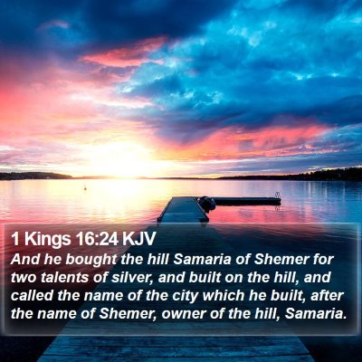 1 Kings 16:24 KJV Bible Verse Image