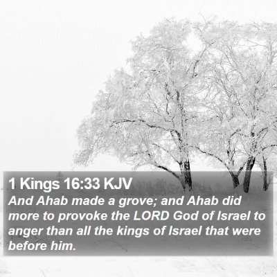 1 Kings 16:33 KJV Bible Verse Image