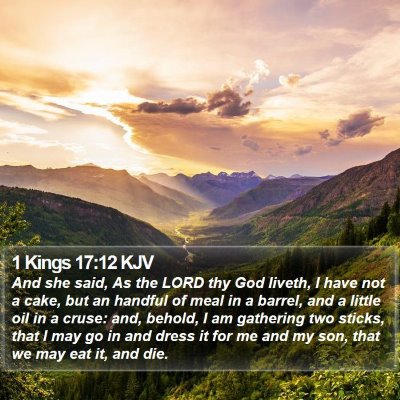 1 Kings 17:12 KJV Bible Verse Image