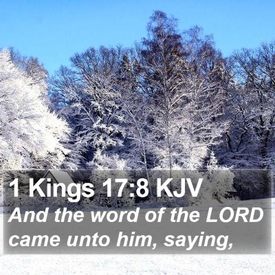 1 Kings 17:8 KJV Bible Verse Image