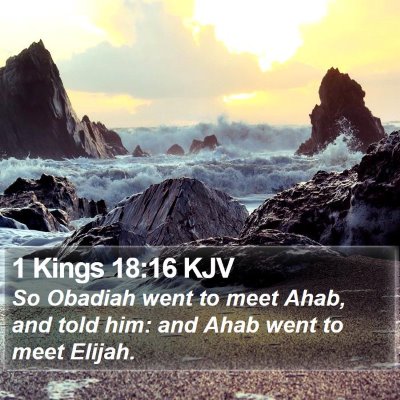 1 Kings 18:16 KJV Bible Verse Image