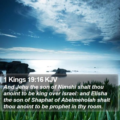 1 Kings 19:16 KJV Bible Verse Image