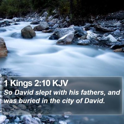 1 Kings 2:10 KJV Bible Verse Image