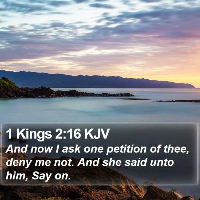 1 Kings 2:16 KJV Bible Verse Image