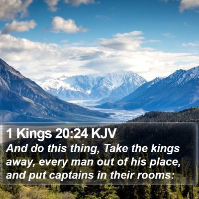1 Kings 20:24 KJV Bible Verse Image