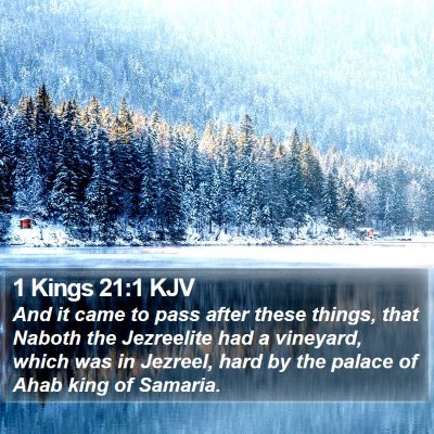 1 Kings 21:1 KJV Bible Verse Image
