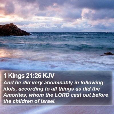 1 Kings 21:26 KJV Bible Verse Image