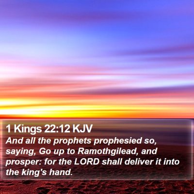 1 Kings 22:12 KJV Bible Verse Image