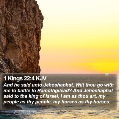 1 Kings 22:4 KJV Bible Verse Image