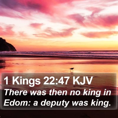 1 Kings 22:47 KJV Bible Verse Image