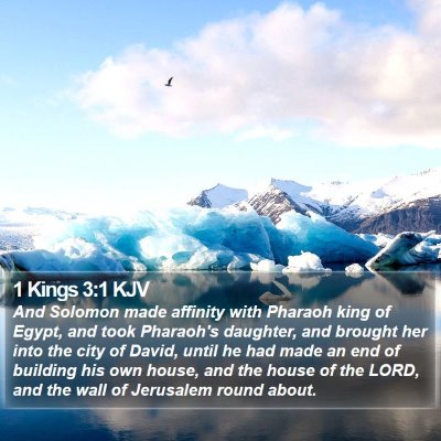1 Kings 3:1 KJV Bible Verse Image