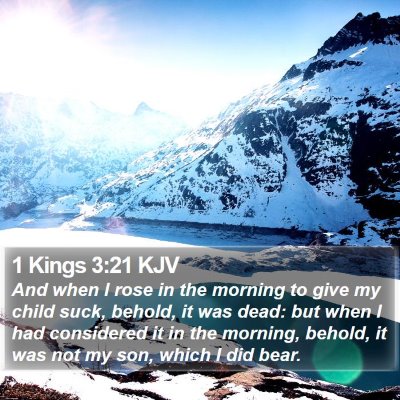 1 Kings 3:21 KJV Bible Verse Image