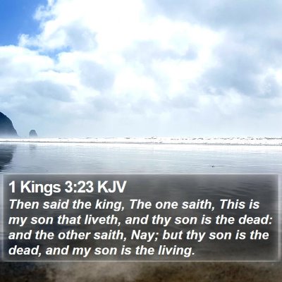 1 Kings 3:23 KJV Bible Verse Image
