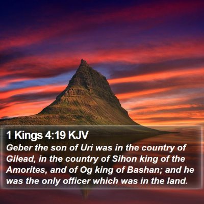 1 Kings 4:19 KJV Bible Verse Image