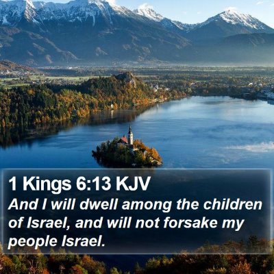 1 Kings 6:13 KJV Bible Verse Image