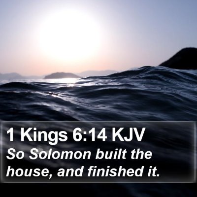 1 Kings 6:14 KJV Bible Verse Image
