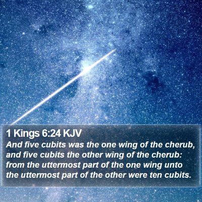 1 Kings 6:24 KJV Bible Verse Image