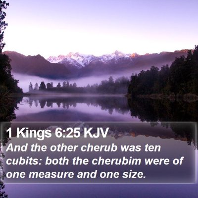 1 Kings 6:25 KJV Bible Verse Image