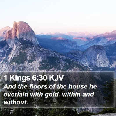 1 Kings 6:30 KJV Bible Verse Image