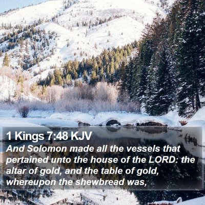 1 Kings 7:48 KJV Bible Verse Image