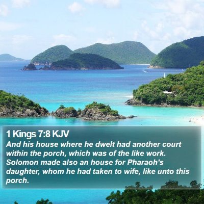 1 Kings 7:8 KJV Bible Verse Image