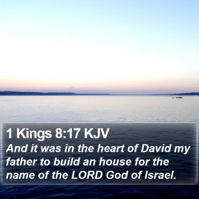 1 Kings 8:17 KJV Bible Verse Image