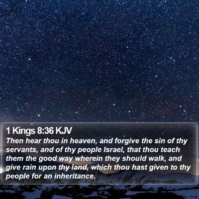 1 Kings 8:36 KJV Bible Verse Image