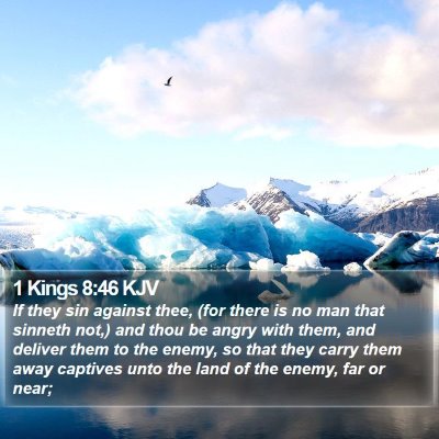 1 Kings 8:46 KJV Bible Verse Image