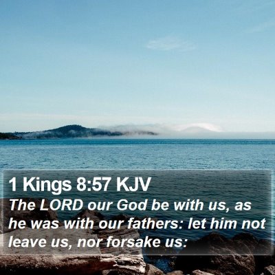 1 Kings 8:57 KJV Bible Verse Image