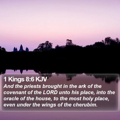 1 Kings 8:6 KJV Bible Verse Image