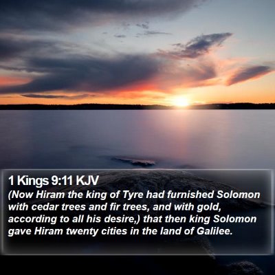 1 Kings 9:11 KJV Bible Verse Image