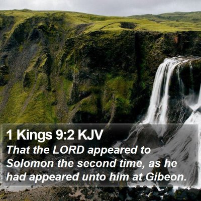 1 Kings 9:2 KJV Bible Verse Image