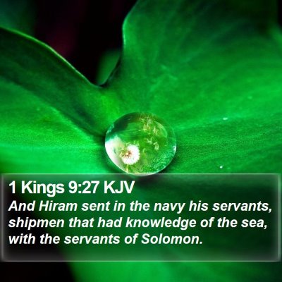 1 Kings 9:27 KJV Bible Verse Image