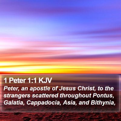 1 Peter 1:1 KJV Bible Verse Image