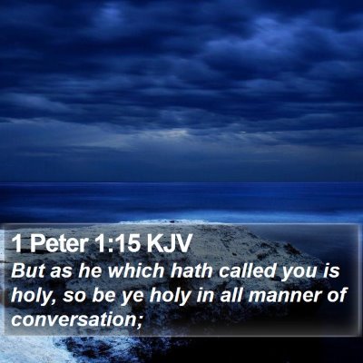 1 Peter 1:15 KJV Bible Verse Image