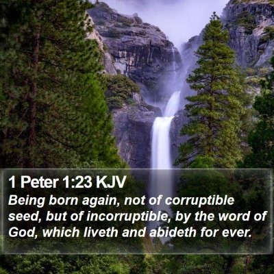 1 Peter 1:23 KJV Bible Verse Image