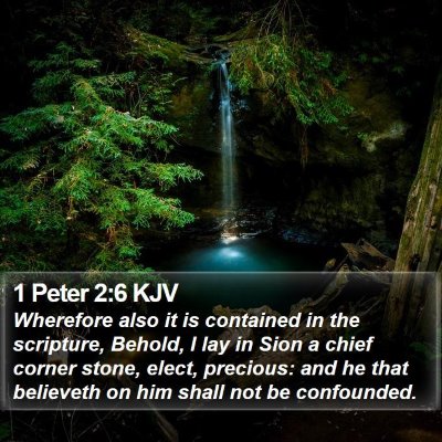 1 Peter 2:6 KJV Bible Verse Image