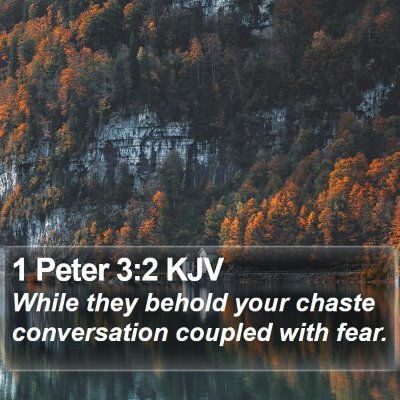 1 Peter 3:2 KJV Bible Verse Image