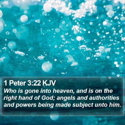 1 Peter 3:22 KJV Bible Verse Image