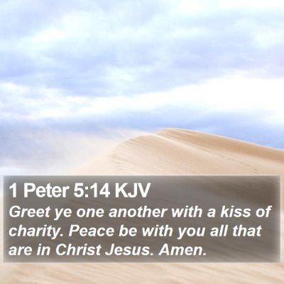 1 Peter 5:14 KJV Bible Verse Image