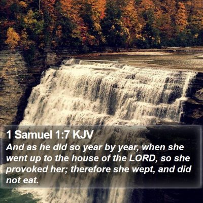 1 Samuel 1:7 KJV Bible Verse Image