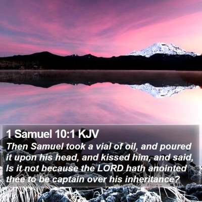 1 Samuel 10:1 KJV Bible Verse Image