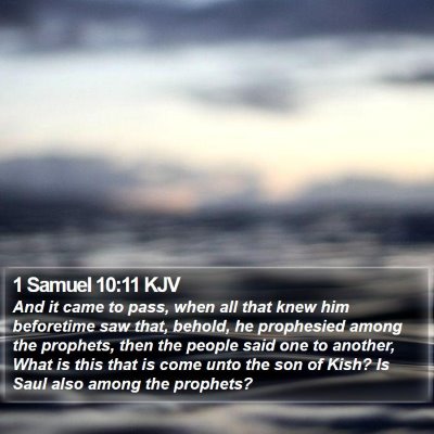 1 Samuel 10:11 KJV Bible Verse Image