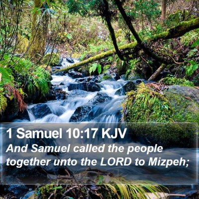1 Samuel 10:17 KJV Bible Verse Image